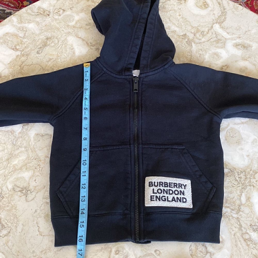 Burberry Luther Full Zip Hoodie Sweatshirt - Picture 12 of 12